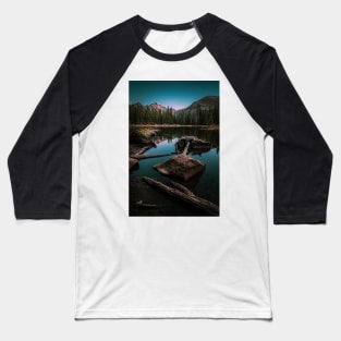 Placid Waters of Nymph Lake Baseball T-Shirt